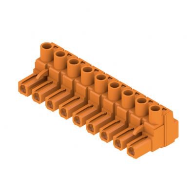 WEIDMULLER BLZ 7.62HP/09/180 SN OR BX Wtyk PCB (złącze wiązki), 7.62 mm, Liczba biegunów: 9, Przyłącze z jarzmem 1980550000 /20szt./ (1980550000)