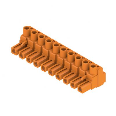 WEIDMULLER BLZ 7.62HP/10/180 SN OR BX Wtyk PCB (złącze wiązki), 7.62 mm, Liczba biegunów: 10, Przyłącze z jarzmem 1980560000 /20szt./ (1980560000)