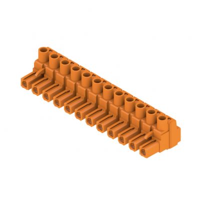 WEIDMULLER BLZ 7.62HP/12/180 SN OR BX Wtyk PCB (złącze wiązki), 7.62 mm, Liczba biegunów: 12, Przyłącze z jarzmem 1980580000 /50szt./ (1980580000)