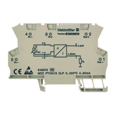 MCZ PT100/3 CLP 0...150C Przetwornik temperatury 8604420000 WEIDMULLER (8604420000)
