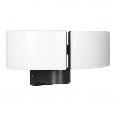 TOS DUO LED 2x20W podwójny naświetlacz ogrodowy 2x1600lm IP65 4000K, PC czarny AD-NL-6603BL4 ORNO (AD-NL-6603BL4)