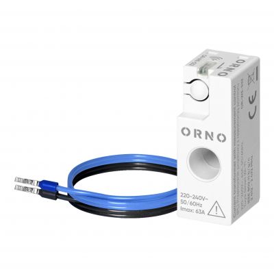 Przekładnik prądowy jednofazowy z rejestracją pomiaru max. 250V/63A Tuya Smart Wi-Fi OR-WE-532 ORNO (OR-WE-532)