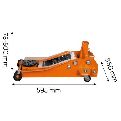 Podnośnik hydrauliczny niskoprofilowy 2,5 t NEO 11-731 GTX (11-731)