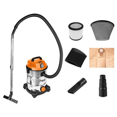Odkurzacz 1400W 30l na sucho i mokro + osprzęt 04-738 NEO TOOLS GTX (04-738)
