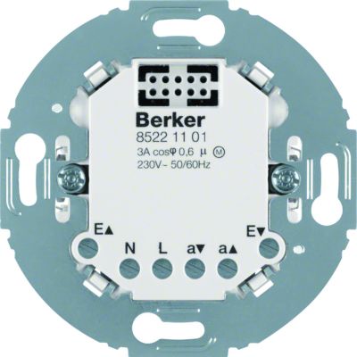 BERKER R.classic/1930/Glas Sterownik żaluzjowy komfort mechanizm Berker.Net zac. śrub. 85221101 HAGER (85221101)