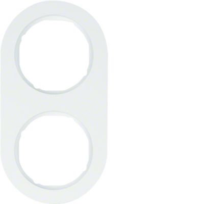 BERKER R.classic Ramka podwójna biała połysk 10122089 HAGER (10122089)