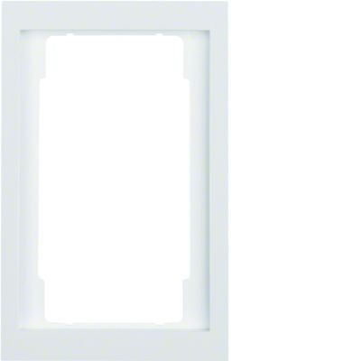 BERKER K.1 Ramka z dużym wycięciem biała połysk 13097009 HAGER (13097009)
