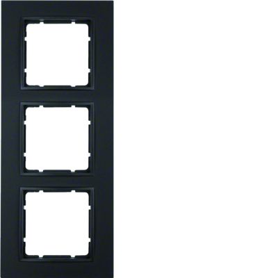 BERKER B.7 Ramka potrójna antracyt mat 10136626 HAGER (10136626)
