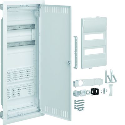 volta hybrid Rozdzielnica hybrydowa podtynkowa 2x12 z płytą montażową VU602PLH HAGER (VU602PLH)