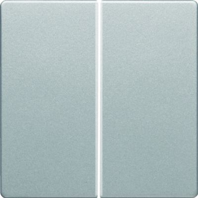 BERKER Q.x KNX RF quicklink Przycisk podwójny aluminium aksamit lakierowana 85146124 HAGER (85146124)