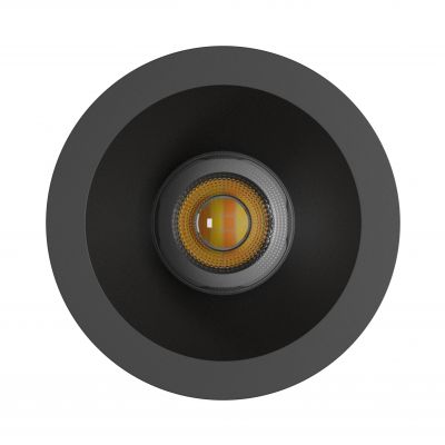 Oprawa sufitowa spot lampa CHLOE COMPLETE 7W ciepła/neutralna/zimna 230V 45ST IP20 UGR<19 FI90X100MM CZARNY OKRĄGŁA (SLI043033CCT_PW)