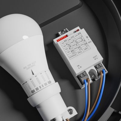 Oprawa z czujnikiem ruchu NYMPHEA OMNI E27 230V IP65 IK08 czarny SPECTRUM LED (SLIP031054)