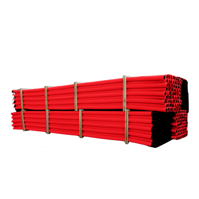 Rura karbowana dwuwarstwowa w odcinkach RODO 232/200 - 6mb czerwona 750N (11szt/paleta) RODO 232/200 - 6 CZ 750N 11370 (11370)