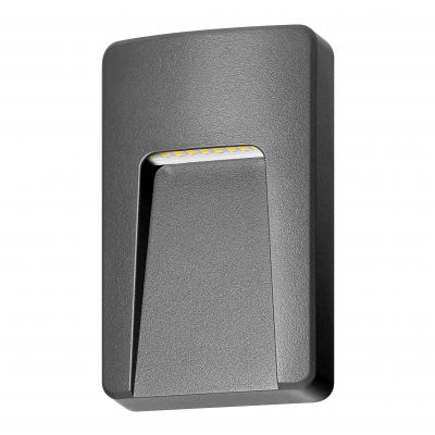 Lampa elewacyjna LED SLIGO 3W 240lm IP65 4000K biała neutralna szary ORNO (AD-OP-6607GL4)