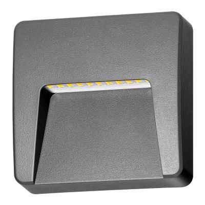  Lampa elewacyjna LED SLIGO 3W 240lm IP65 4000K biała neutralna szary ORNO (AD-OP-6609GL4)