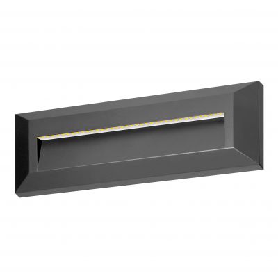 Lampa elewacyjna KIBO LED 1,5W 150lm IP65 4000K biała neutralna  szary ORNO (AD-OP-6610GL4)