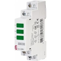 Sygnalizator obecności napięcia (3 x zielona LED) SON H-3G 002471556 ETI (002471556)