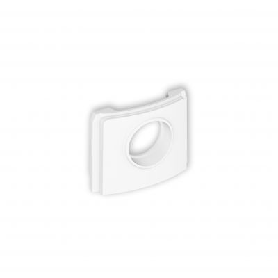 Zaślepka z wpustem do rurki fi 18mm do puszki natynkowej pojedynczej ZAPUO-1 biały KARLIK (ZAPUO-1)