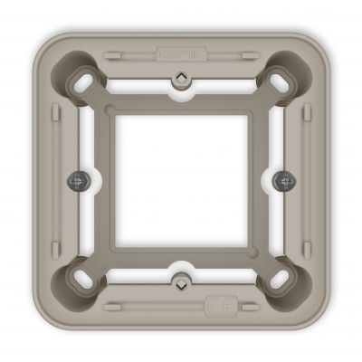 Puszka natynkowa pojedyncza zaokrąglona ICON i MINI taupe 60PUZ-1 KARLIK (60PUZ-1)