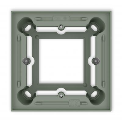 Puszka natynkowa pojedyncza kwadratowa ICON szałwiowy 61PUK-1 KARLIK (61PUK-1)