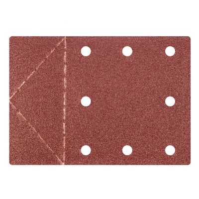 Papier ścierny 115x160mm otwory perforacja do odrywania rzep, K80 3szt, GRAPHITE 55H816 GTX (55-816)