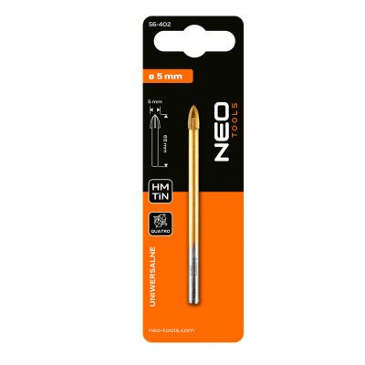 Wiertło uniwersalne HM 5 mm NEO TOOLS (56-402)
