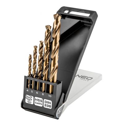 Wiertła do metalu HSS-Co 4,0 - 10mm 5szt, GRAPHITE 57H086 GTX (57-086)