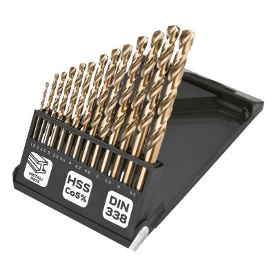 Wiertła do metalu HSS-Co 1,5-6,5mm zestaw 13szt, GRAPHITE 57H088 GTX (57-088)