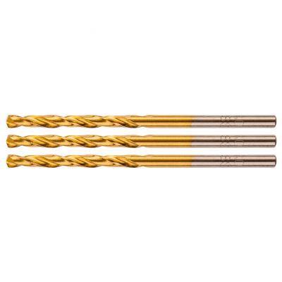 Wiertła do metalu HSS-TiN 2,5mm 3szt, GRAPHITE 57H118 GTX (57-118)
