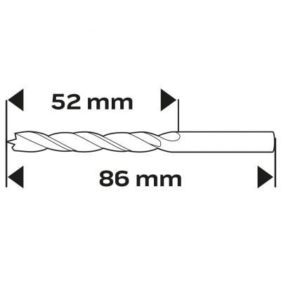 Wiertło do drewna spiralne 5x85mm GRAPHITE 57H272 GTX (57-272)