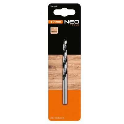 Wiertło do drewna spiralne 7x105mm GRAPHITE 57H274 GTX (57-274)