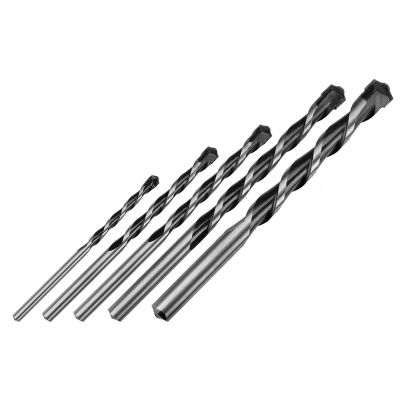 Wiertła do betonu 4-10mm zestaw 5sztkońcówka motylkowa GRAPHITE 57H350 GTX (57-350)