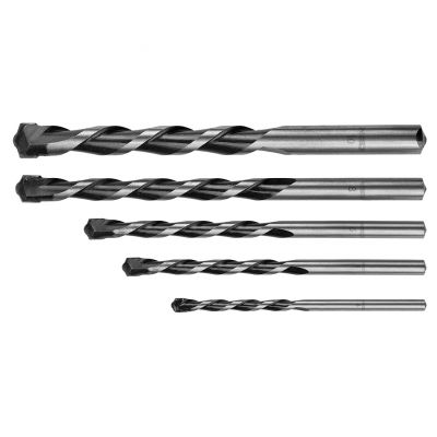 Wiertła do betonu 4-10mm zestaw 5sztkońcówka motylkowa GRAPHITE 57H350 GTX (57-350)