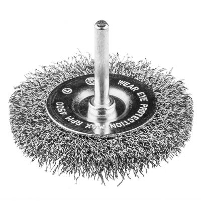 Szczotka druciana tarczowa z trzpieniem 50mm INOX GRAPHITE 57H601 GTX (57-601)