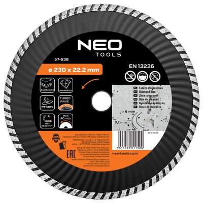 Tarcza diamentowa 230x22,2mm turbo wave GRAPHITE 57H638 GTX (57-638)