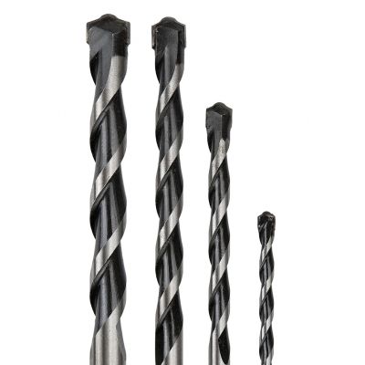 Wiertła do betonu 4-10mm zestaw 4sztkońcówka motylkowa GRAPHITE 57H746 GTX (57-746)