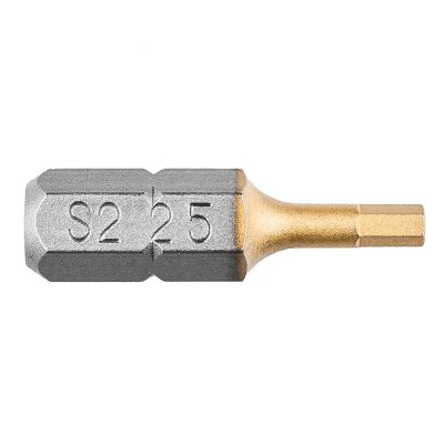 Końcówki wkrętakowe HEX2,5x25mm 2szt, GRAPHITE 57H966 GTX (57-966)