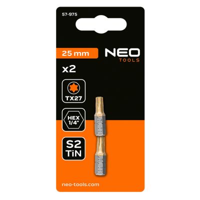 Końcówki wkrętakowe TX27x25mm 2szt, GRAPHITE 57H975 GTX (57-975)