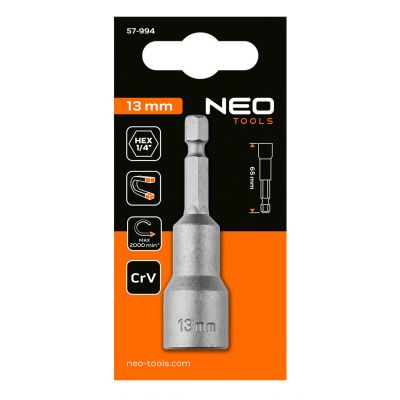 Nasadka magnetyczna 13x65mm trzpień 1/4" GRAPHITE 57H994 GTX (57-994)