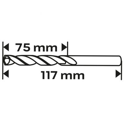 Wiertło do metalu HSS-Co 8,5mm GRAPHITE 57H048 GTX (57-048)
