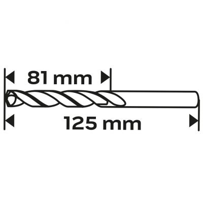 Wiertło do metalu HSS-Co 9,0mm GRAPHITE 57H050 GTX (57-050)
