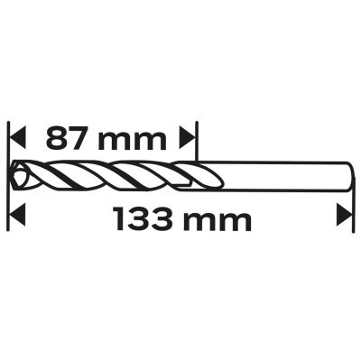 Wiertło do metalu HSS-Co 10,5mm GRAPHITE 57H056 GTX (57-056)