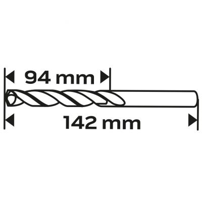 Wiertło do metalu HSS-Co 11,0mm GRAPHITE 57H058 GTX (57-058)
