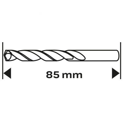 Wiertło do betonu 5x80mm końcówka motylkowa GRAPHITE 57H313 GTX (57-313)