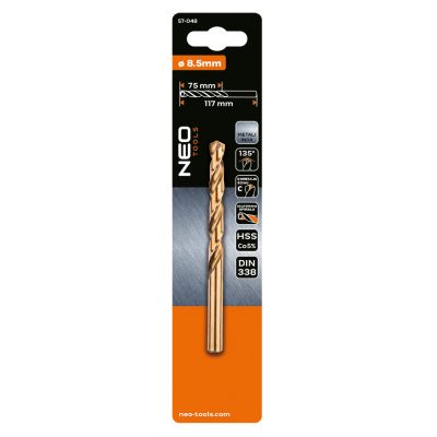 Wiertło do metalu HSS-Co 8,5mm GRAPHITE 57H048 GTX (57-048)