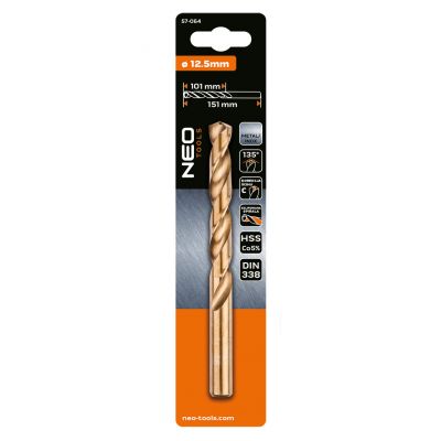 Wiertło do metalu HSS-Co 12,5mm GRAPHITE 57H064 GTX (57-064)