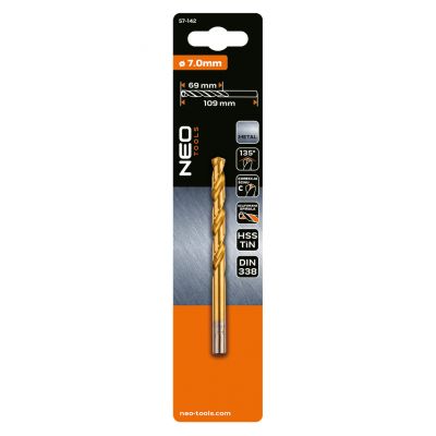 Wiertło do metalu HSS-TiN 7,0mm GRAPHITE 57H142 GTX (57-142)