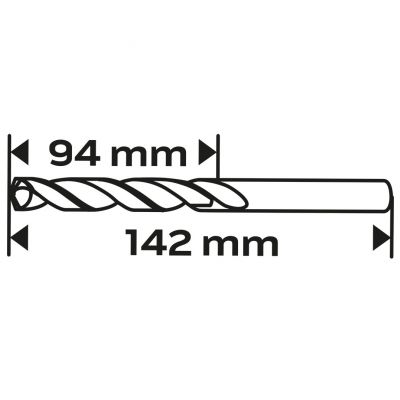 Wiertło do metalu HSS-TiN 11,0mm GRAPHITE 57H158 GTX (57-158)