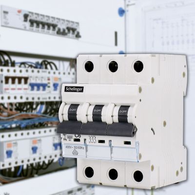 WYŁĄCZNIK NADPRĄDOWY 6KA 3P C 13A SCHELINGER (A02-G8-3P-C13)