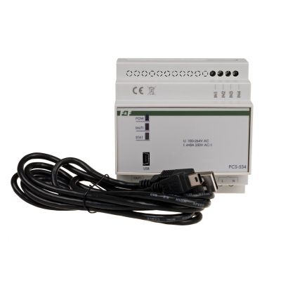 Sterownik sekweRyjny impulsowo-czasowy 4-kanałowy 24-230V AC/DC nastawa od 1s do 100h MAX-PCS-534 F&F (MAX-PCS-534)